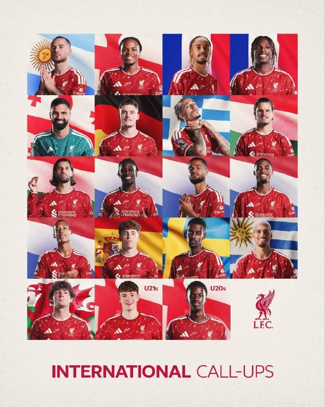 Liverpool təmsilçiləri milli fasilədə