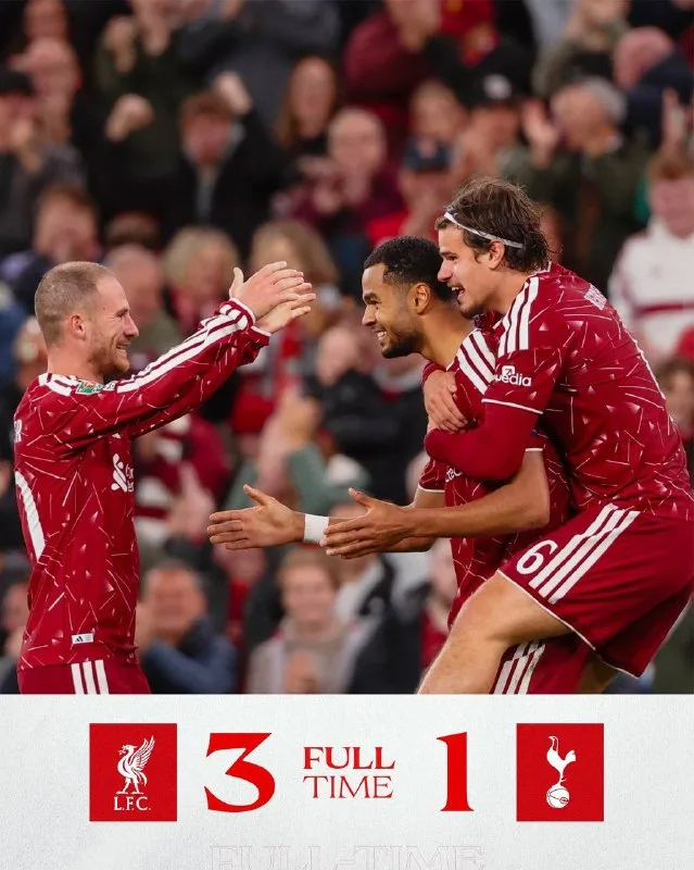 Matç yekunlaşdı. Komandamız 3-1 hesabı ilə qələbə qazanaraq Carabao Cup turnirinin növbəti mərhələsinə adını yazdırdı
