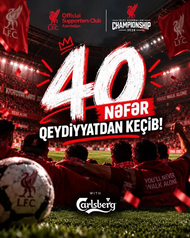 OLSC Azerbaijan Championship 2026 üçün qeydiyyat davam edir və artıq 40 Liverpool azarkeşi çempionluq uğrunda…